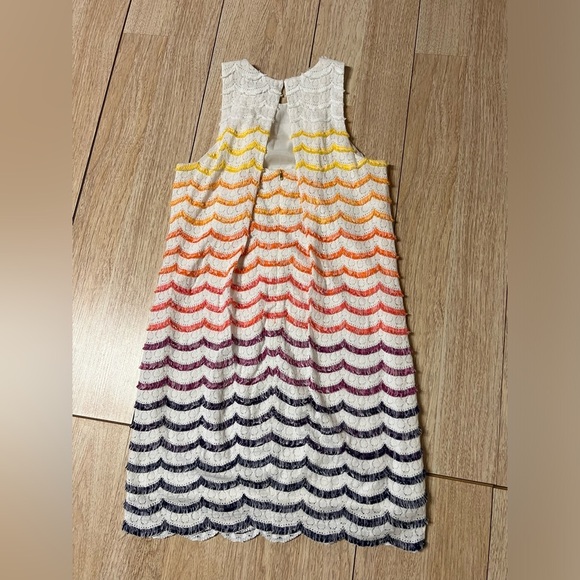 Trina Turk Macee Fringe Stripe Shift Dress - Picture 5 of 8